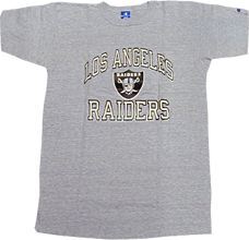 NFL ObY 90'S Champion DeadStock Vintage Heavy Weight T-shirt LA Raiders T[X C_[X ʔ 