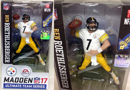 NFL ObY ʔ  MADDEN NFL17 ULTIMATE TEAM SERIES 2 #7 BEN ROETHLISBERGER Pittsburgh Steelers