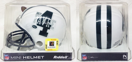 ubhEt@[u j[[NEWFbc ObY f VSR4 vJ ~jwbg 2008 / NFL ObY Brett Favre New York Jets VSR4 Mini Football Helmet 2008